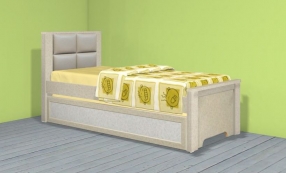 מיטת נוער מעוצבת סמיילי - רהיטי טאצ' דיזיין
